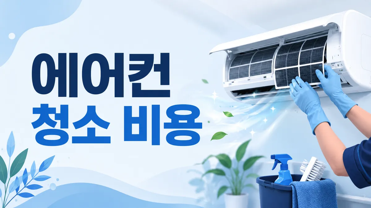 에어컨 청소 비용 — 시세와 바가지 피하는 법