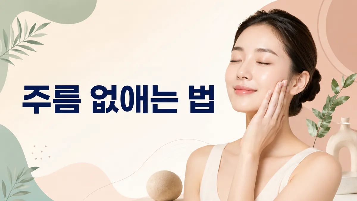 중년 피부 주름 관리 — 보습과 생활 전략
