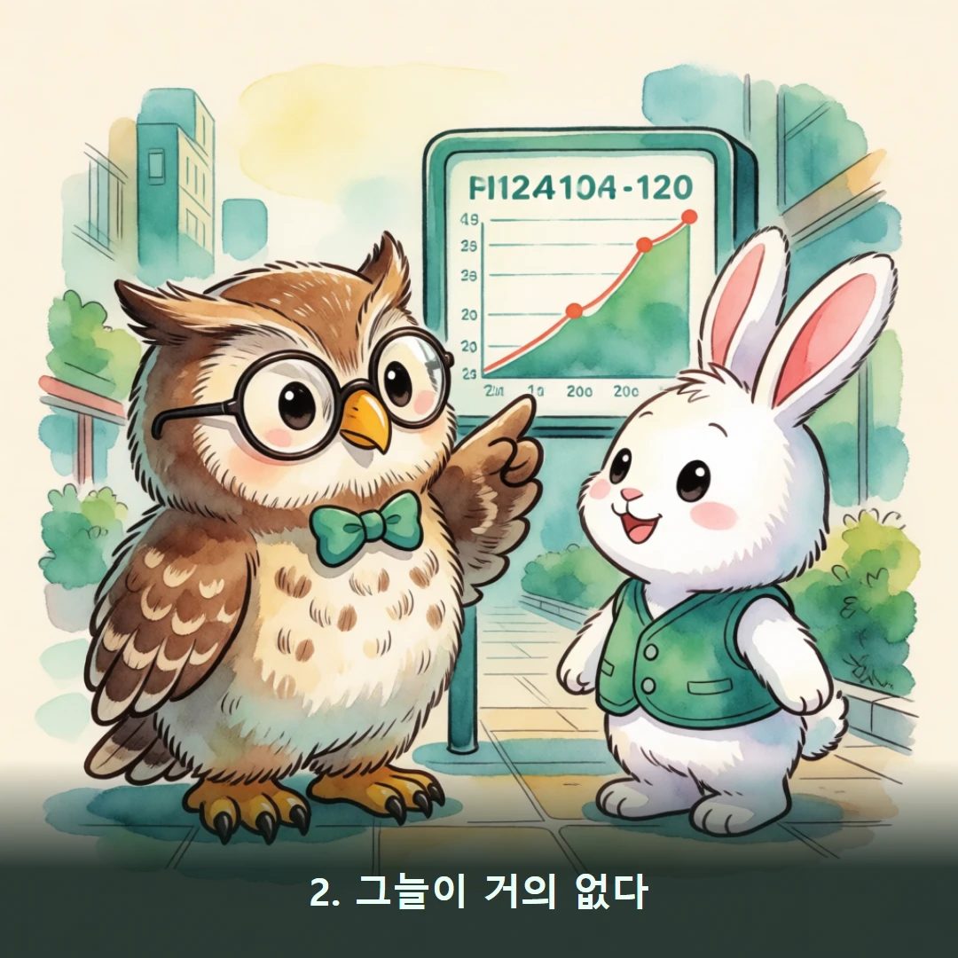 웹툰 2컷 — 2. 그늘이 거의 없다