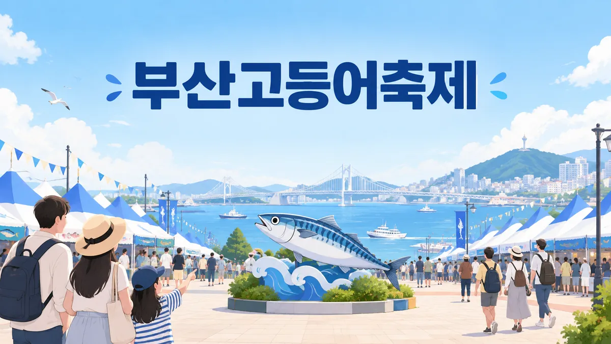 부산고등어축제 — 맨손 잡기는 토·일 하루 세 번, 회당 100명입니다