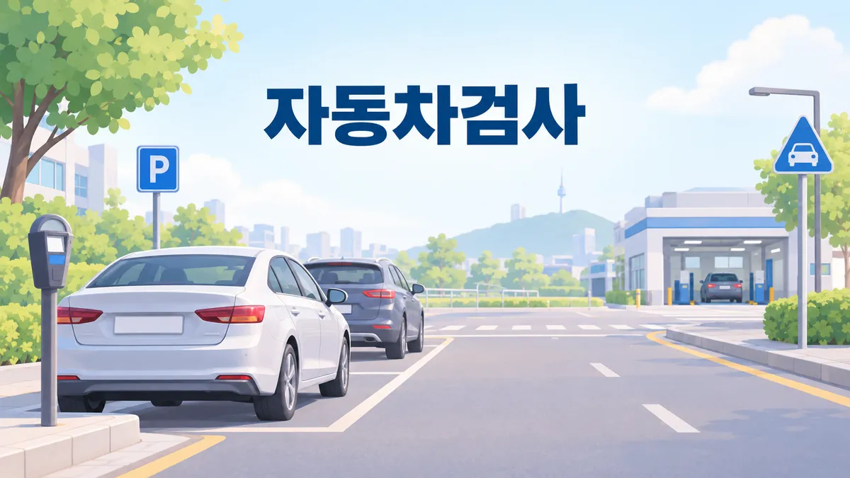 자동차검사 — 만료일 전 90일부터 받을 수 있습니다
