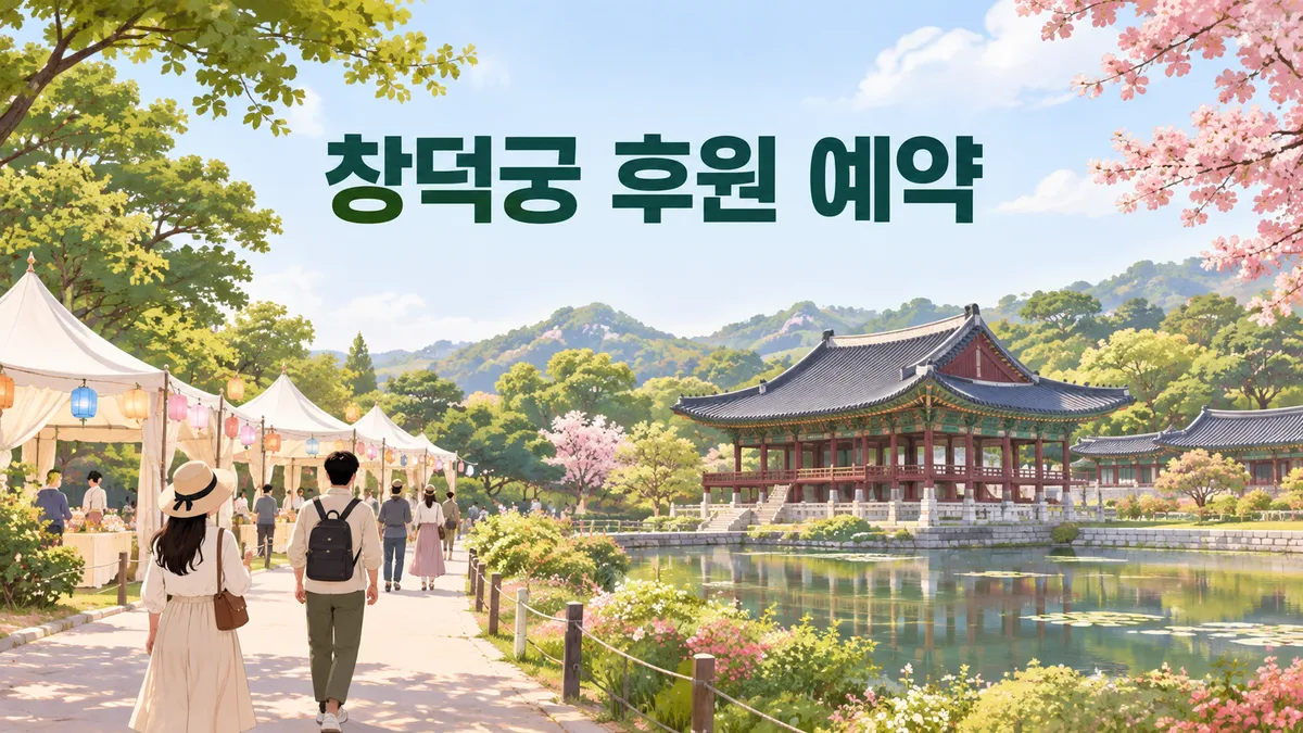 창덕궁 후원 예약 — 6일 전 10시에 열리고 현장표는 회차당 50장뿐입니다