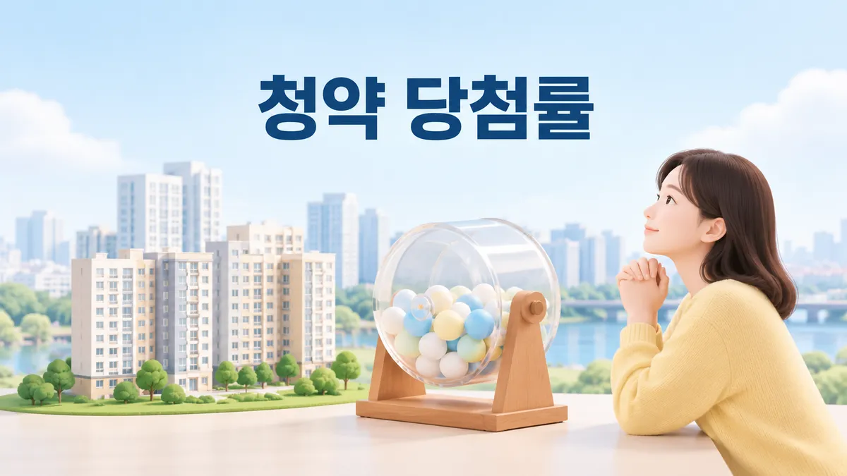 청약 당첨률 — 서울은 50대가 30대의 두 배입니다