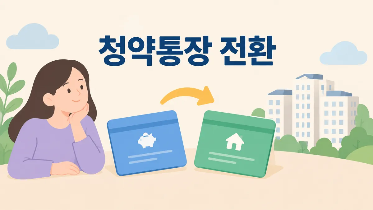 청약통장 전환 — 옛 통장 111만 개, 기한은 2027년 9월 30일