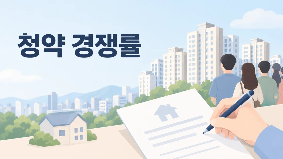 청약 경쟁률 — 서울은 44대 1, 제주는 열에 일곱이 미달입니다