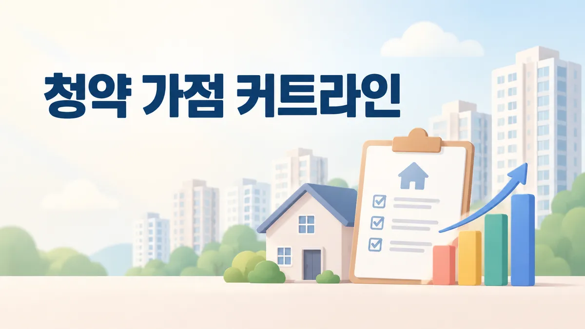 청약 가점 커트라인 — 서울 62점, 전남 38점입니다