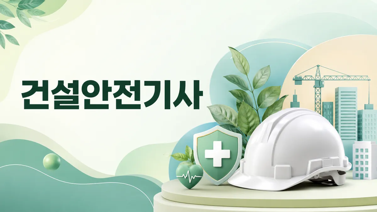 건설안전기사 — 2026년부터 5과목으로 줄었습니다