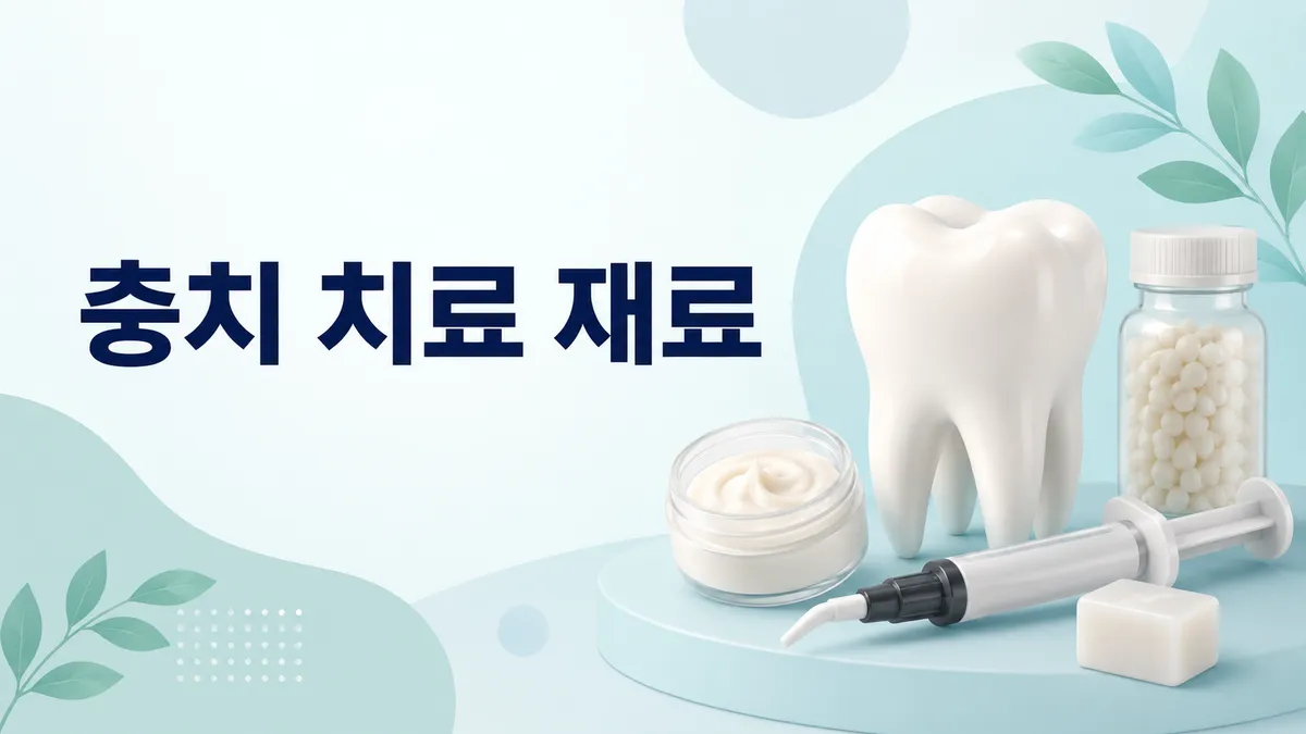 충치 치료 재료 비교 — 아말감·레진·인레이