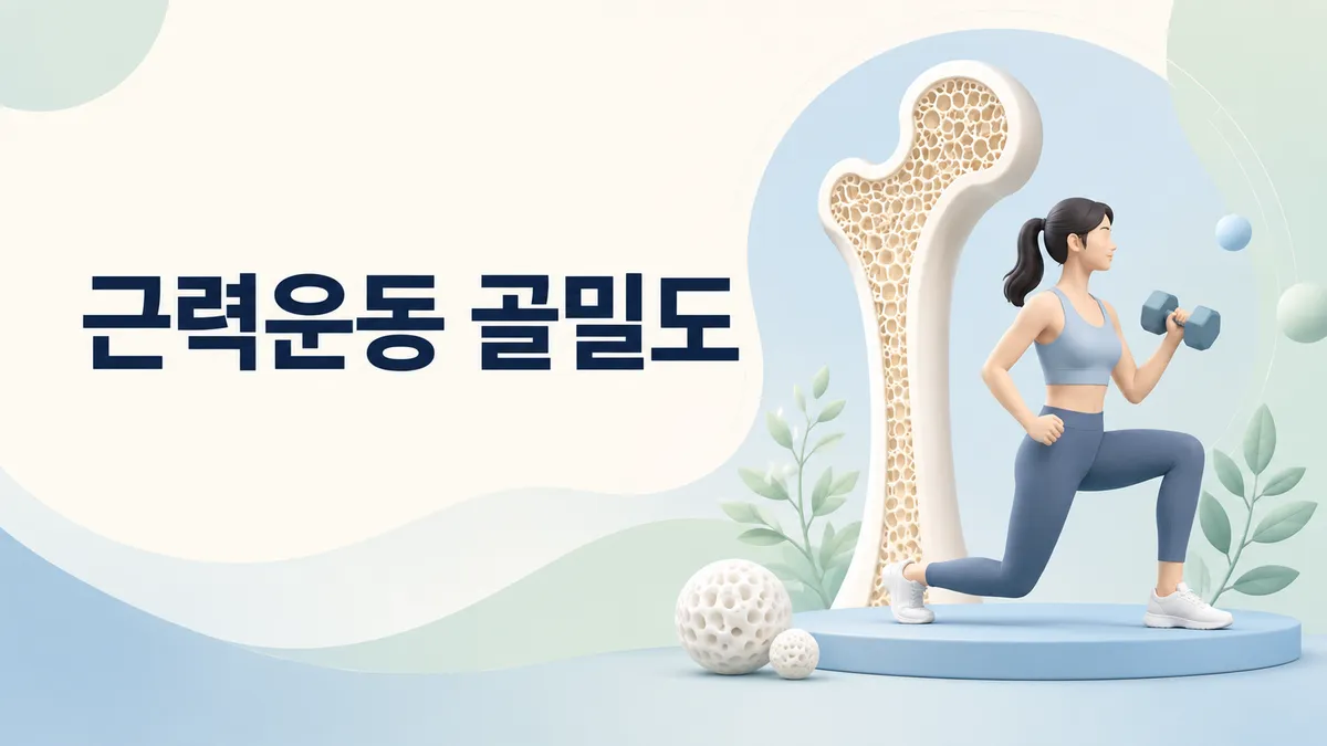 근력 운동과 골밀도 — 뼈가 튼튼해지는 이유
