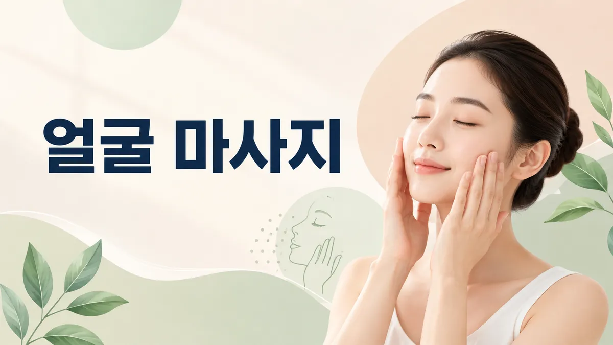 얼굴 마사지 방법과 원리 — 붓기 관리