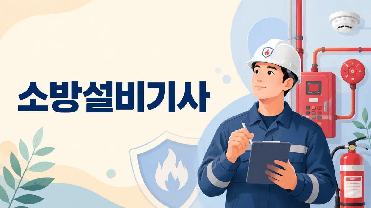 소방설비기사 — 전기분야와 기계분야 차이