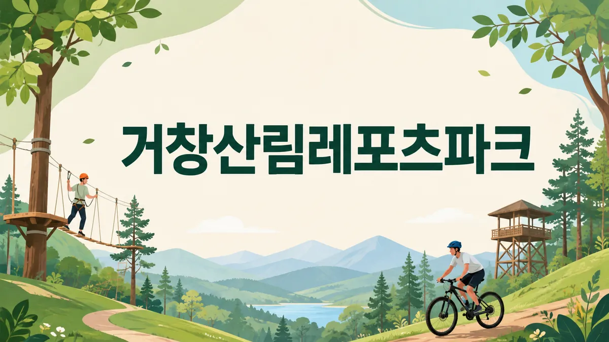 거창산림레포츠파크 — 짚코스터는 주말만