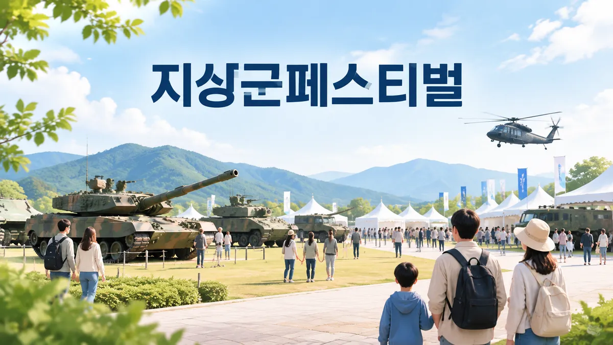 지상군페스티벌 — 전부 무료인데 오후 5시면 닫습니다