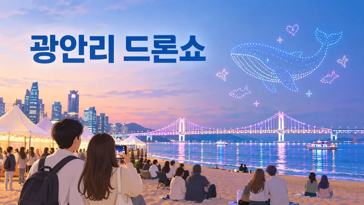 광안리 드론쇼 — 10월부터 19시·21시, 풍속 8m 넘으면 전날 취소됩니다