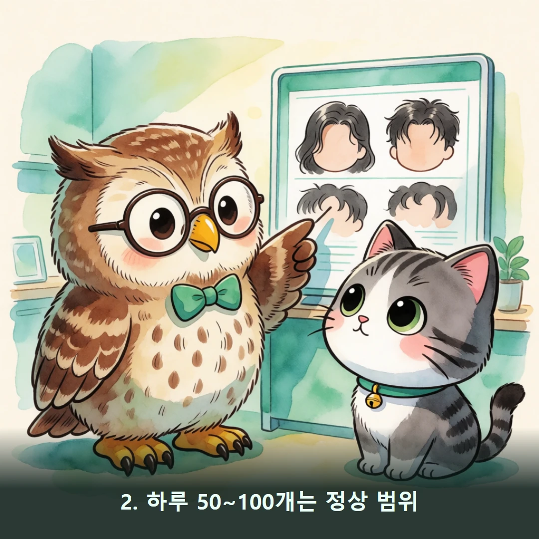 웹툰 2컷 — 2. 하루 50~100개는 정상 범위