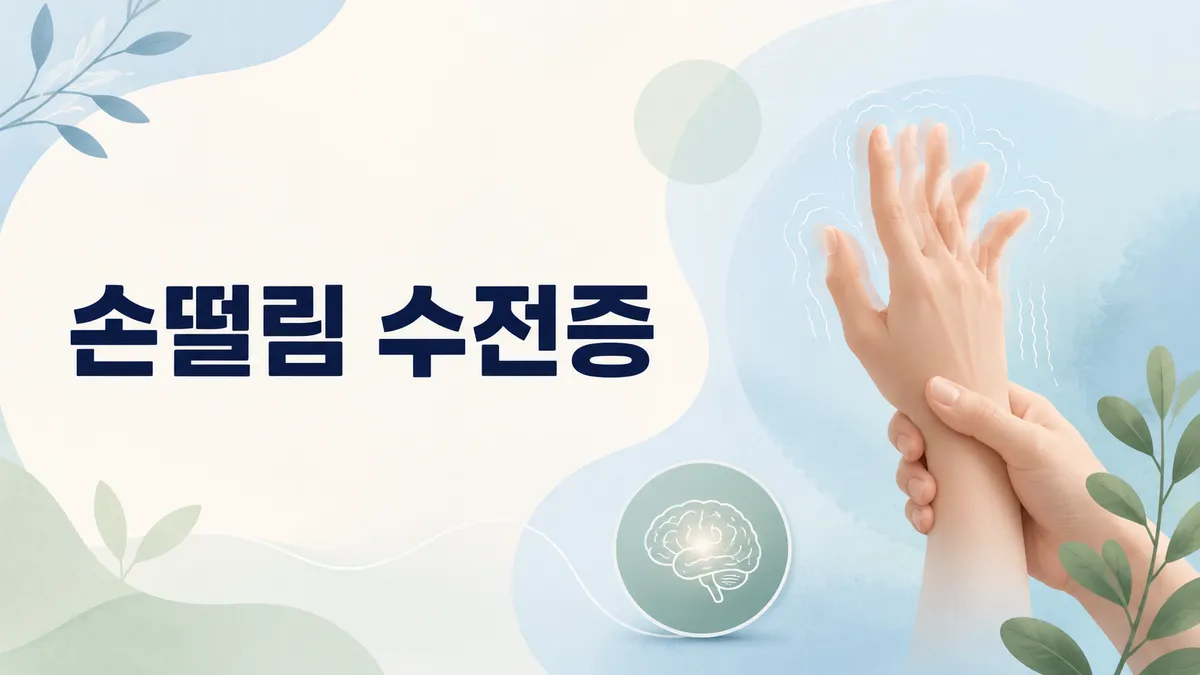 손떨림(수전증) 종류와 원인 — 검사·치료