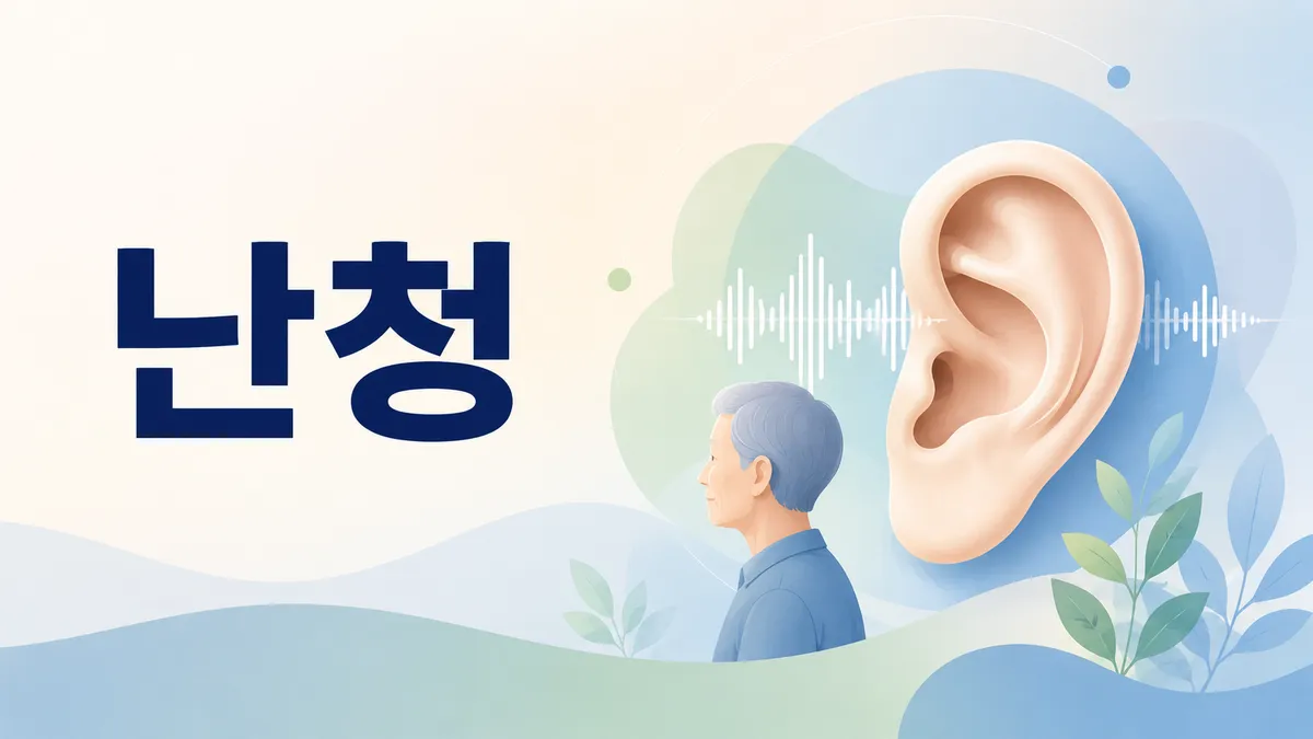 난청 증상과 원인 — 보청기와 인공와우
