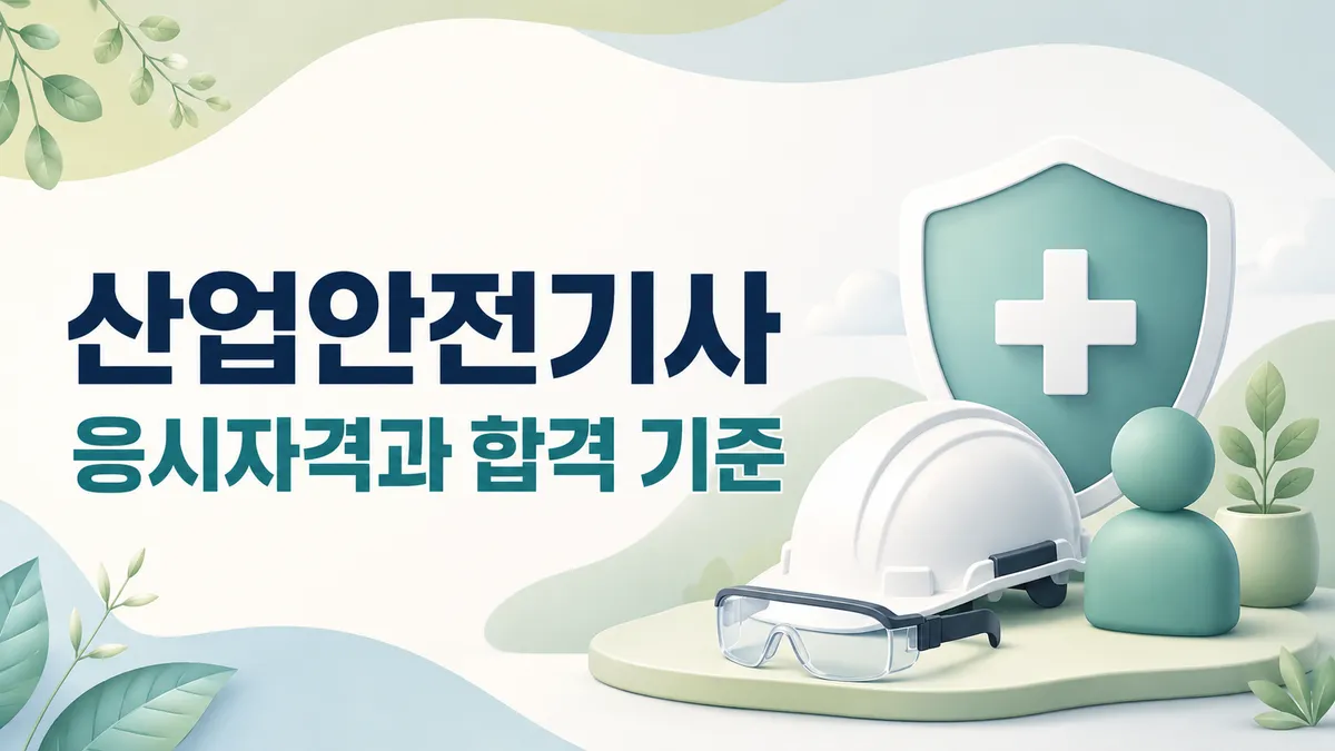 산업안전기사 응시자격 — 과락에서 떨어집니다