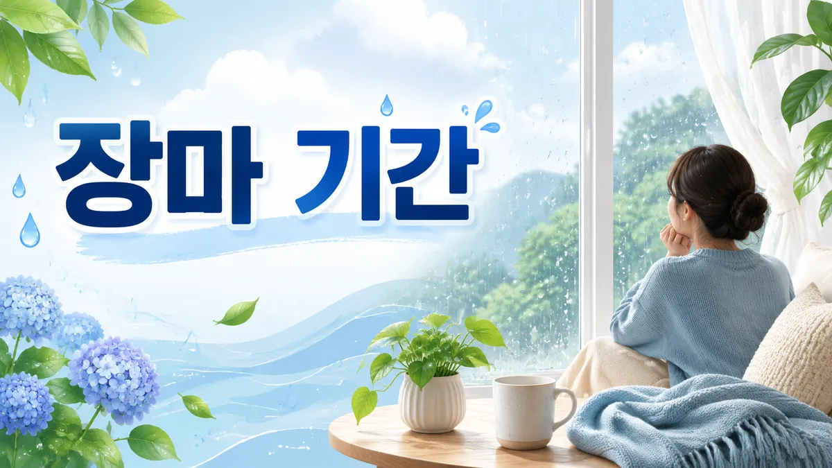 장마 기간과 대비 — 집·건강·안전 점검