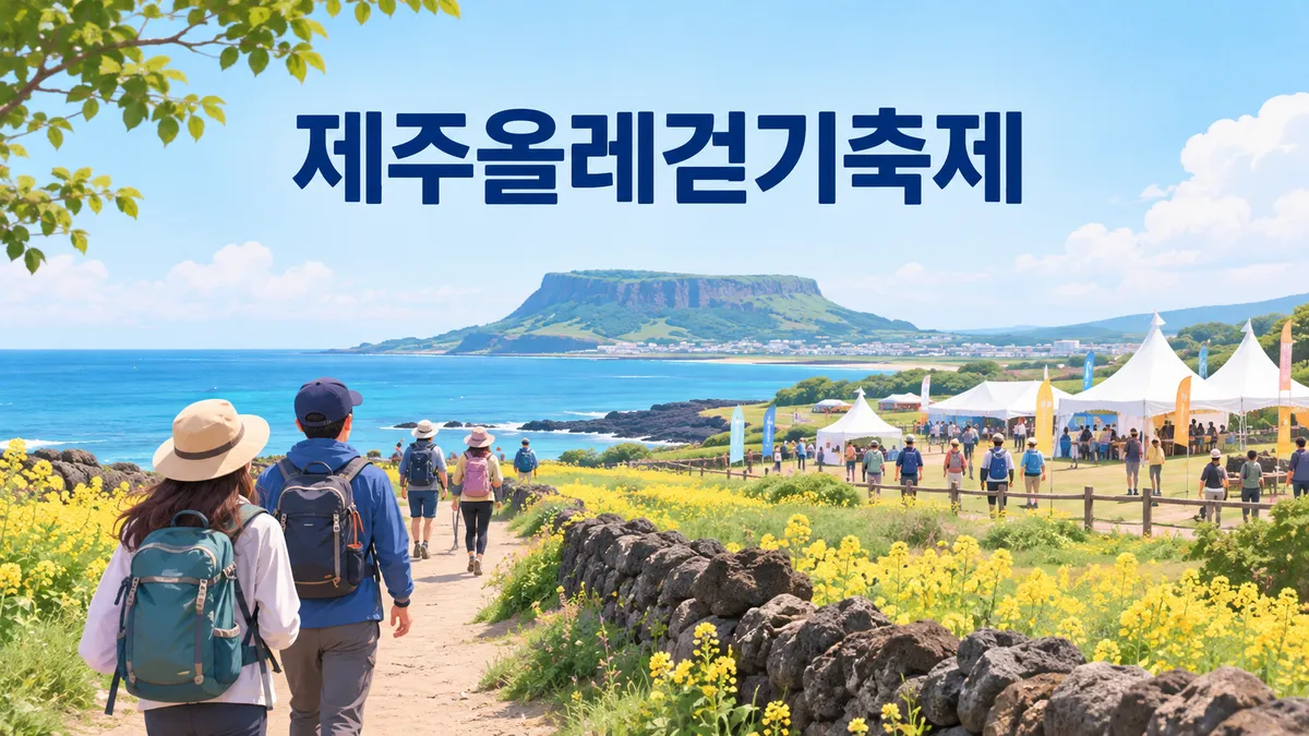 제주올레걷기축제 — 11월 5~7일, 1만 명이 같은 길을 걷는 마지막 해입니다
