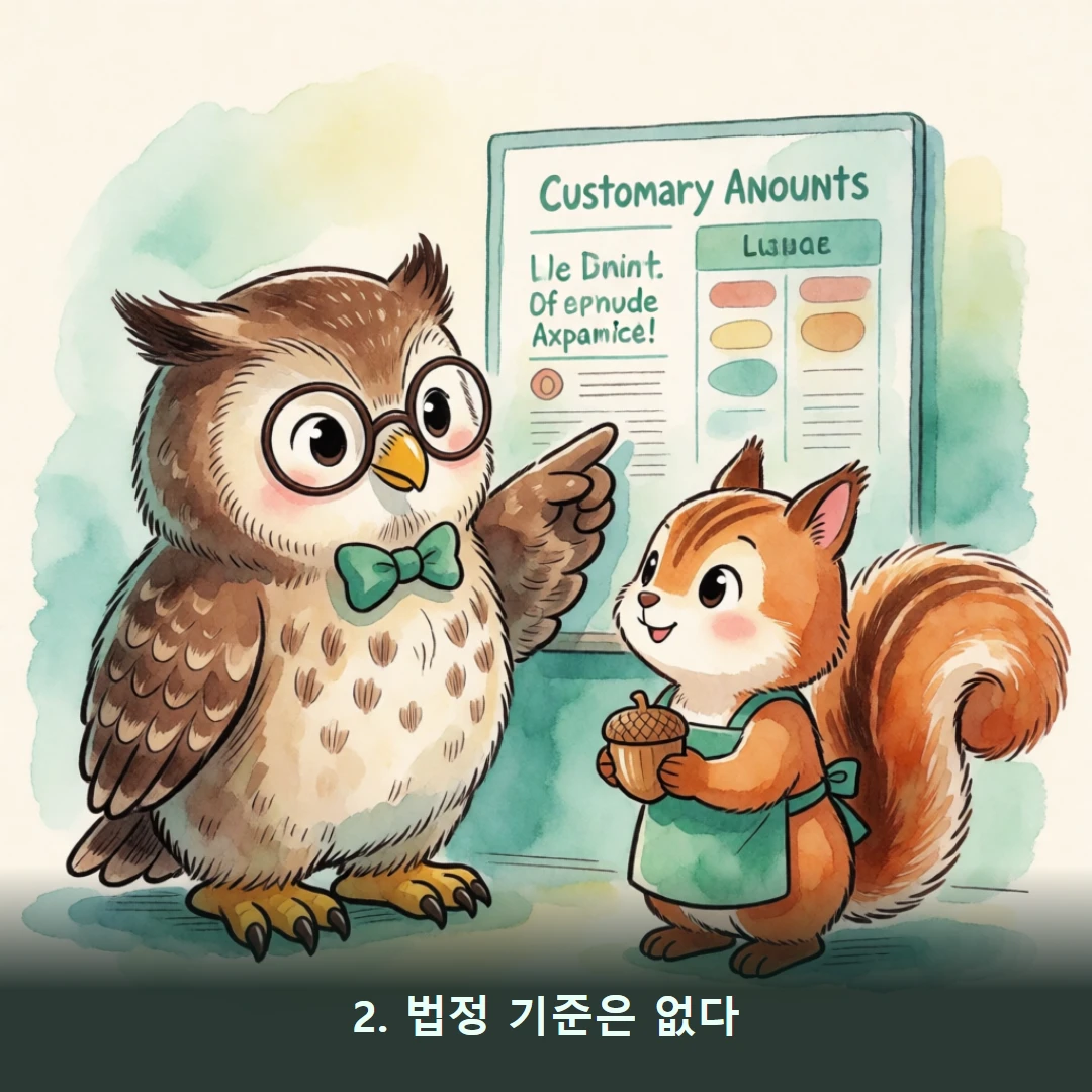 웹툰 2컷 — 2. 법정 기준은 없다