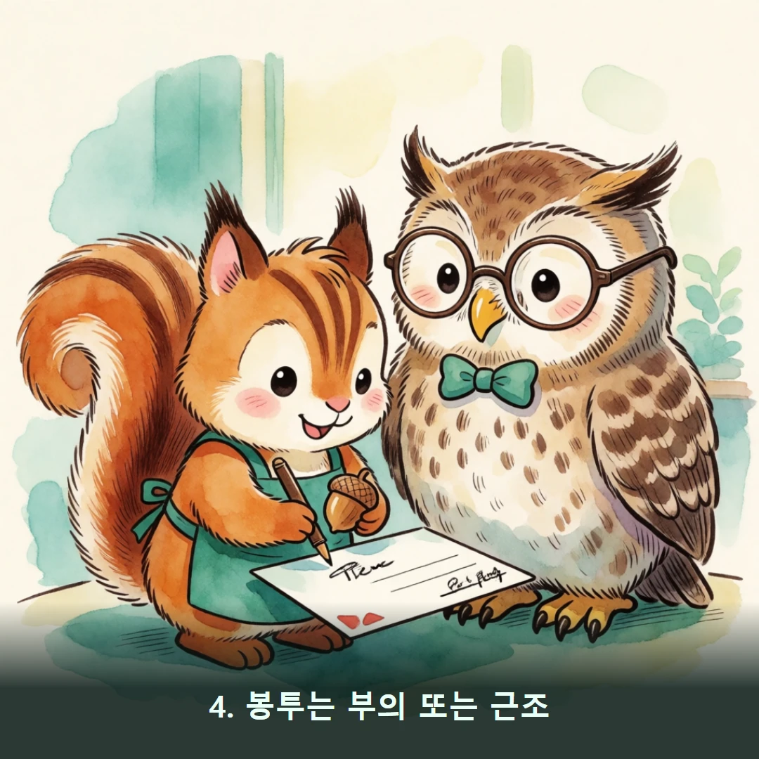 웹툰 4컷 — 4. 봉투는 부의 또는 근조