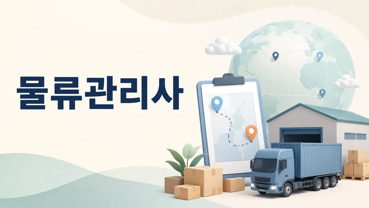 물류관리사 시험 과목과 합격 기준 — 연 1회
