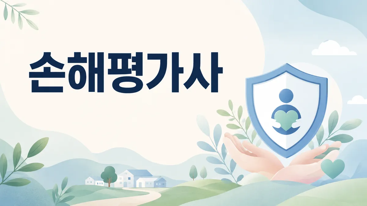 손해평가사 시험 과목과 합격 기준 — 연 1회