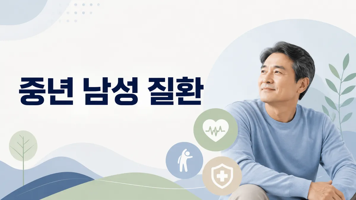 중년 남성 3대 질환 — 고혈압·당뇨·관상동맥