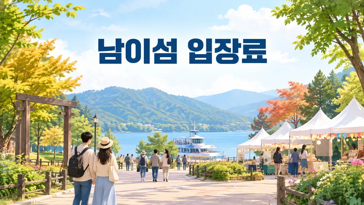 남이섬 입장료 — 18시 31분 이후 표를 사면 어른도 13,000원입니다