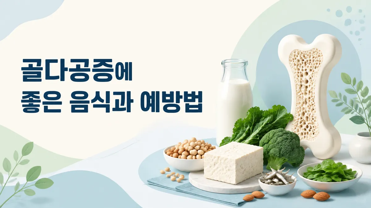 골다공증에 좋은 음식과 예방법