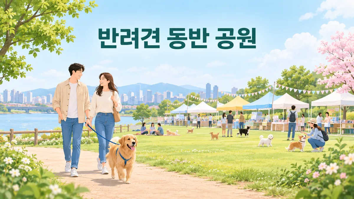 반려견 동반 공원 — 국립공원은 금지, 도립·군립은 전구역 허용인 곳이 있습니다