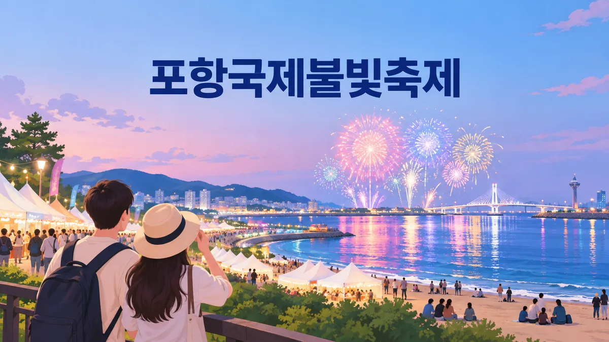 포항국제불빛축제 — 11월 19~21일 등록, 7월 축제가 11월로 온 뒤 처음입니다