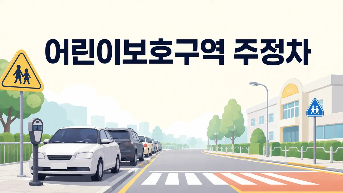 어린이보호구역 주정차 — 금지는 24시간, 12만원은 12시간