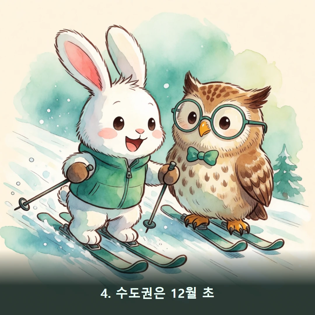 웹툰 4컷 — 4. 수도권은 12월 초