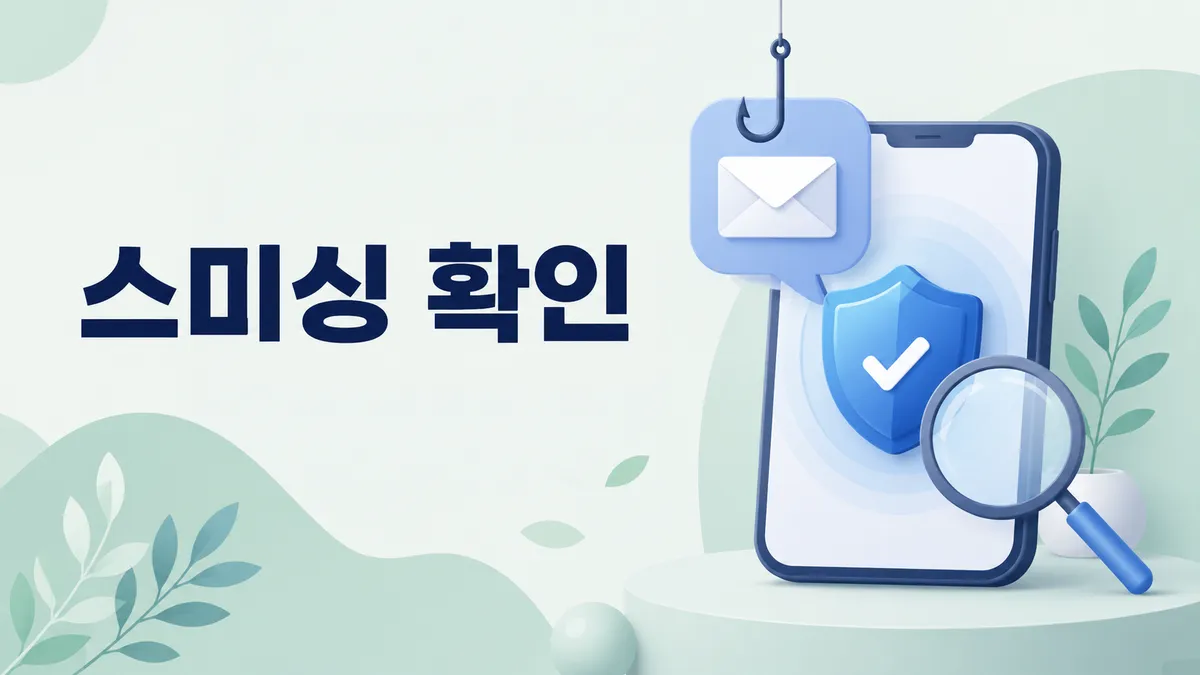스미싱 문자 확인법 — 공공기관은 링크를 안 보낸다