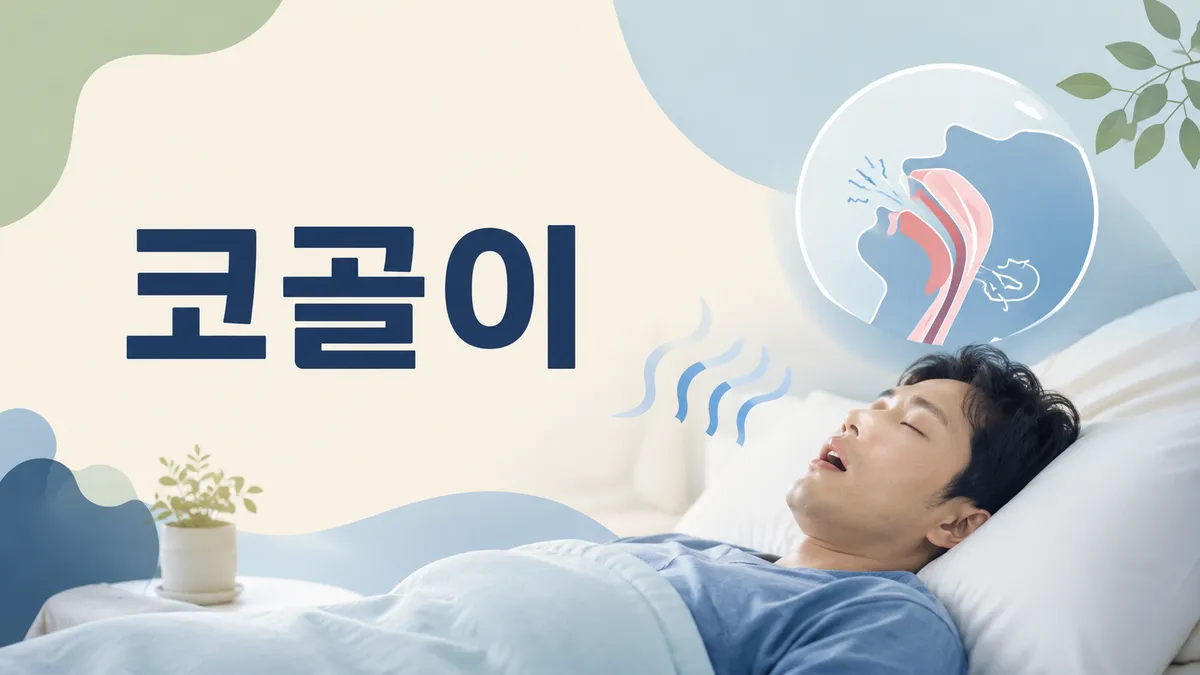 코골이 원인과 치료 — 수면무호흡 확인