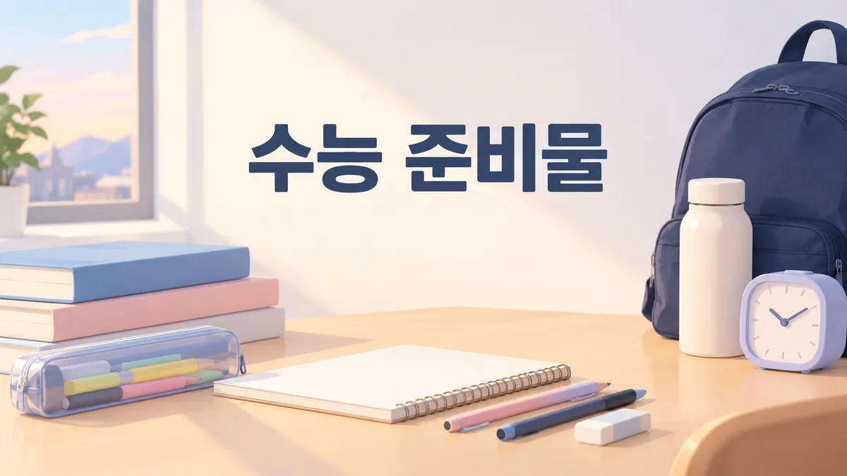 수능 준비물 — 시계 잘못 고르면 부정행위