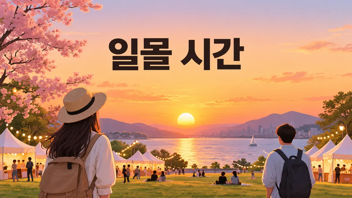 일몰 시간 — 해가 가장 빨리 지는 날은 동지가 아닙니다