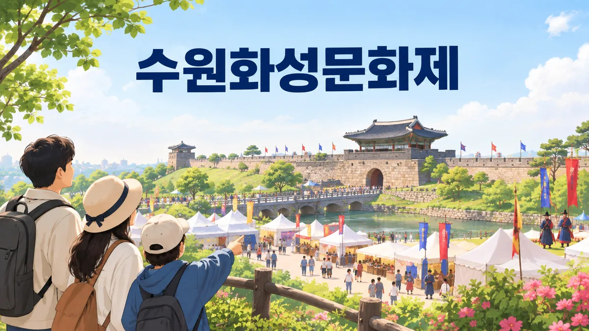 수원화성문화제 — 축제장에 먹거리 부스가 없습니다