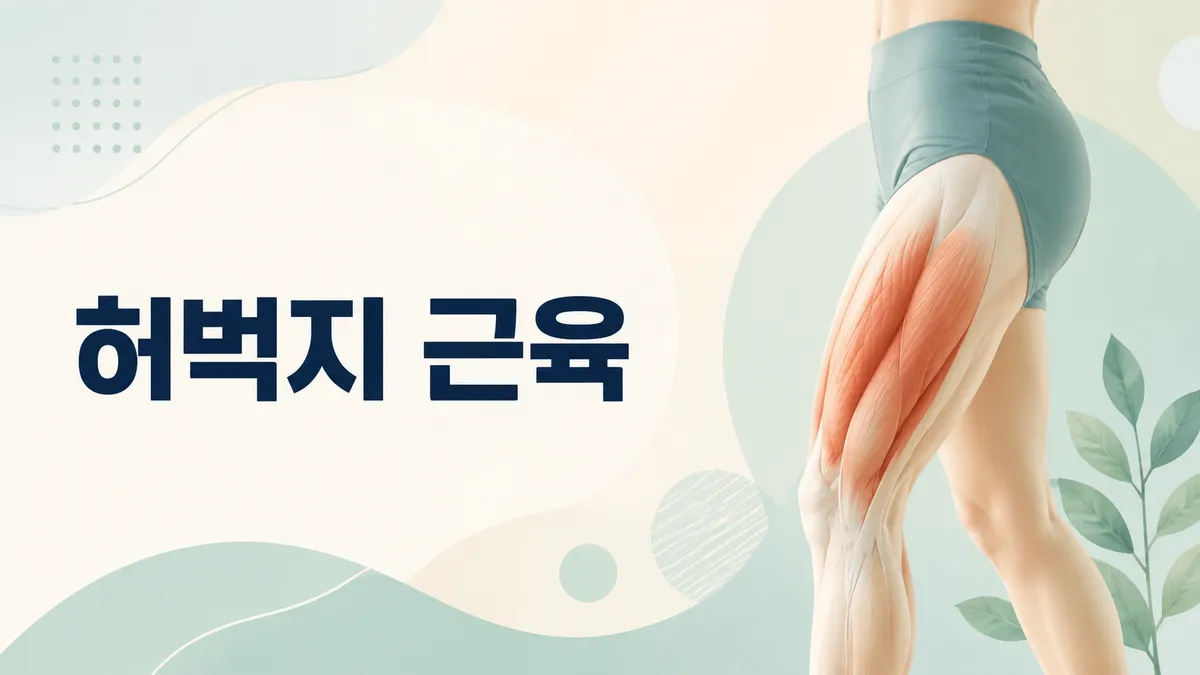 허벅지 근육이 중요한 이유와 키우는 법