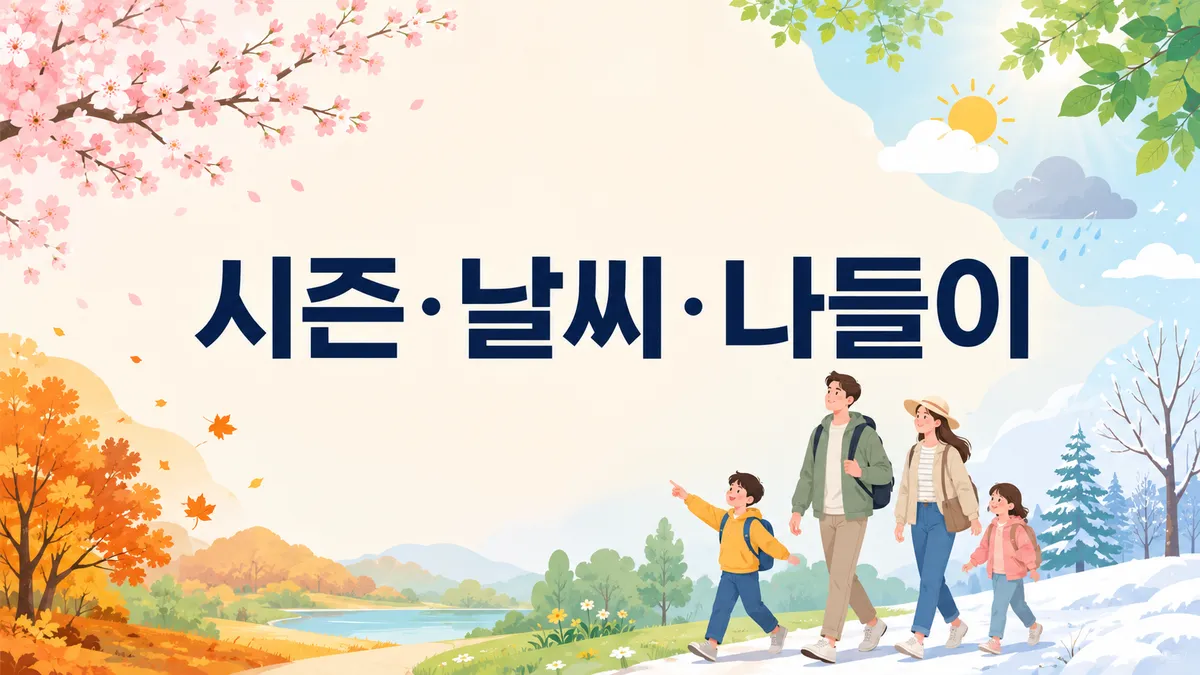 시즌·날씨·나들이