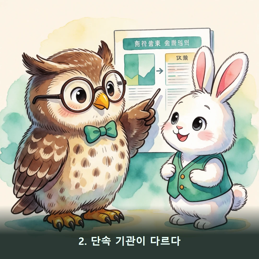 웹툰 2컷 — 2. 단속 기관이 다르다