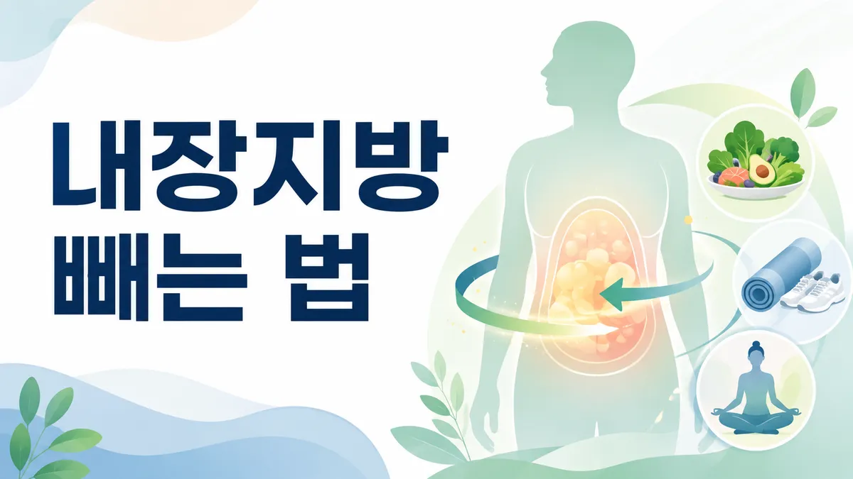 내장지방 빼는 법 — 도움 음식과 끊을 것