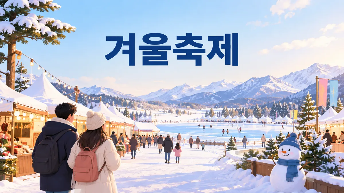 겨울축제 — 2027년 일정은 아직 화천 하나뿐입니다
