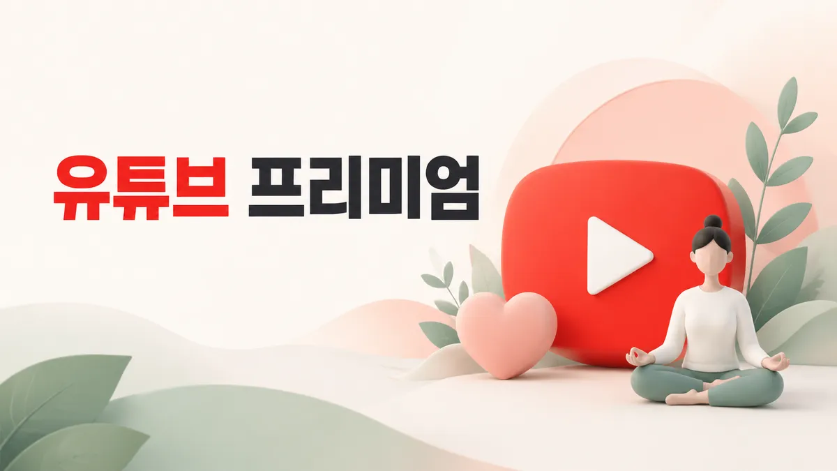 유튜브 프리미엄 — 한국엔 가족 요금제가 없습니다